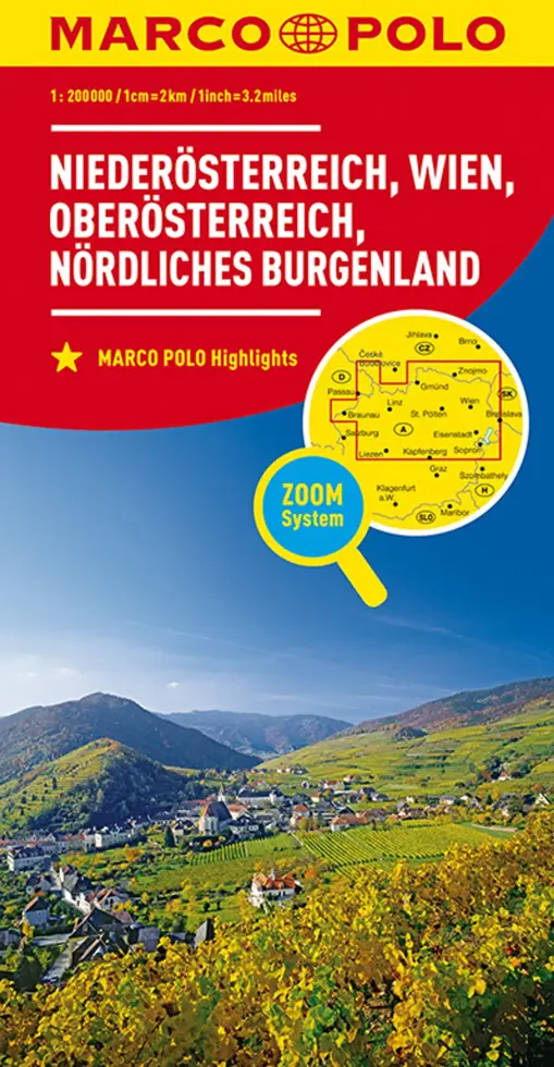 Wegenkaart 01 Niederösterreich