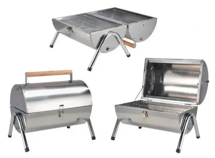 Houtskool Barbecue - Tafelbarbecue - RVS