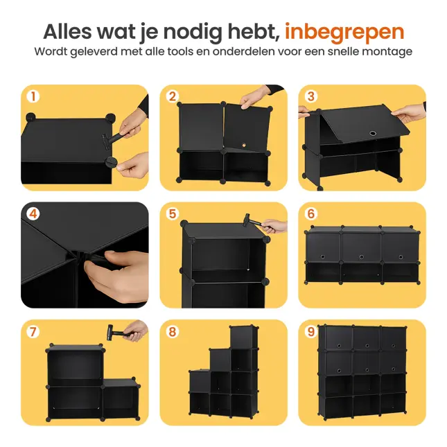 Opvouwbare Opbergkast - Schoenenrek 24 Paar