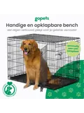 Hondenbench M - Incl. Plaid - 2 Deuren
