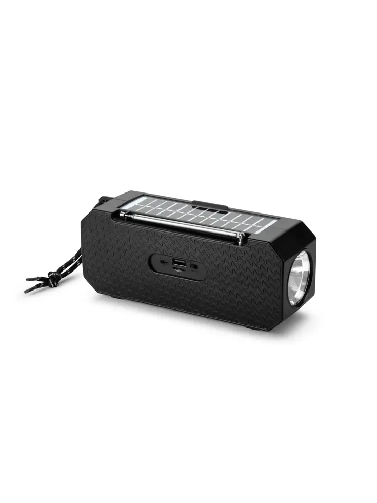 FM Noodradio Zaklamp Solare Powerbank