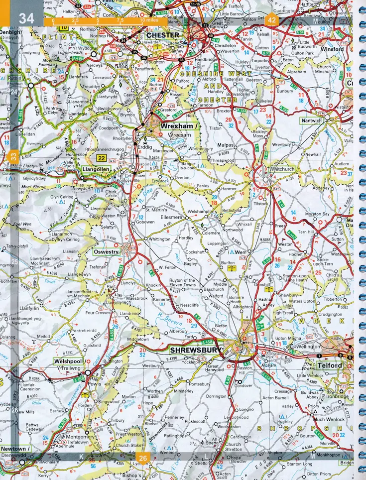 Wegenatlas Groot-Brittannië - Ierland