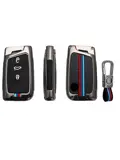 Metalen Sleutelhoesje voor Volkswagen grijs D3
