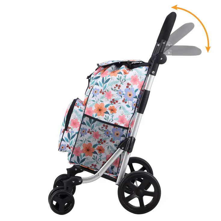 Boodschappentrolley 60L - 4 Wielen