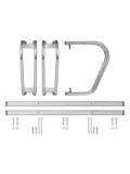 ProPlus Fietsenrek - 32.5x72x27cm - Zilver