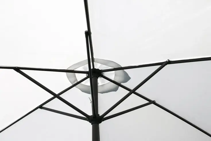 Parasol Luxe 8-ribs - Ø 300cm - wit