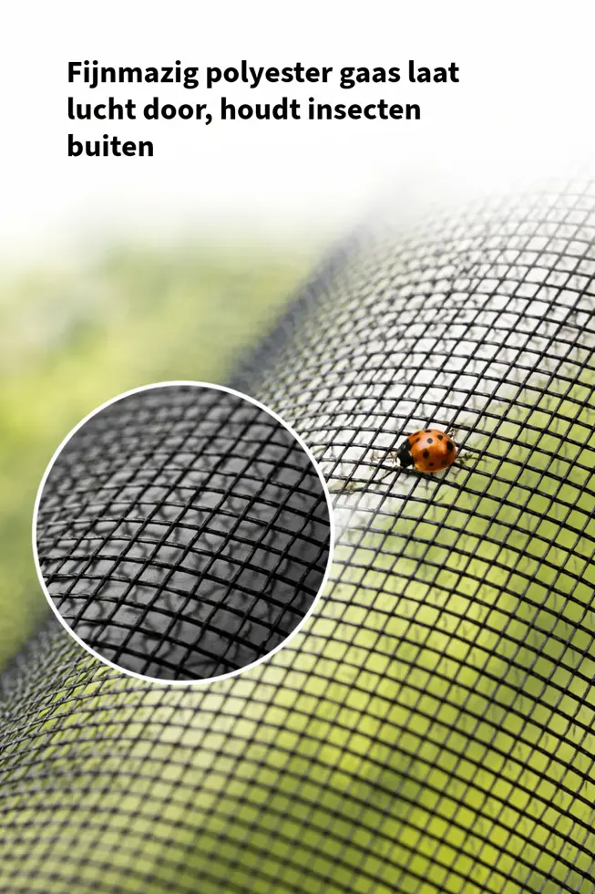 Magnetisch Vliegengordijn Zwart