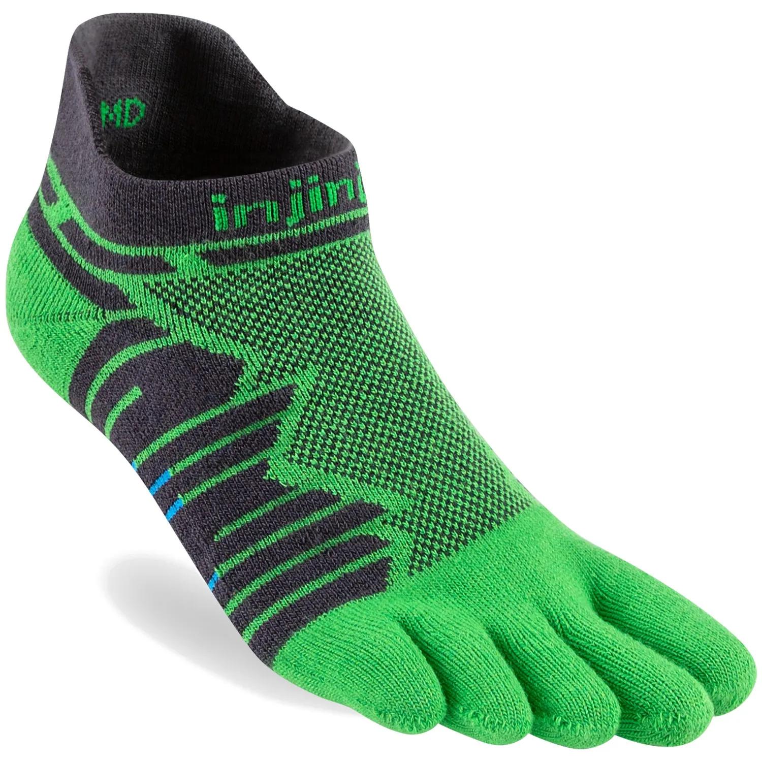 Injinji  Ultra Run No-show teensokken  Lente Groen
