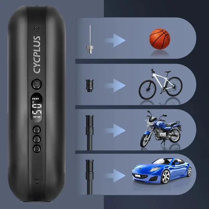 Cycplus A2 PRO fietspomp oplaadbaar