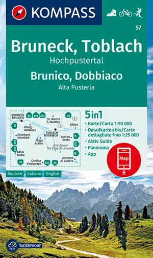 Wandelkaart WK57 Bruneck