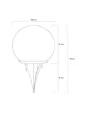 RexTech solar tafel- en priklamp Comet