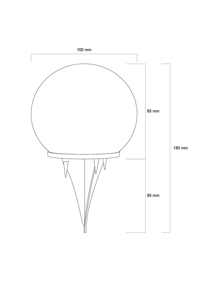 RexTech solar tafel- en priklamp Comet
