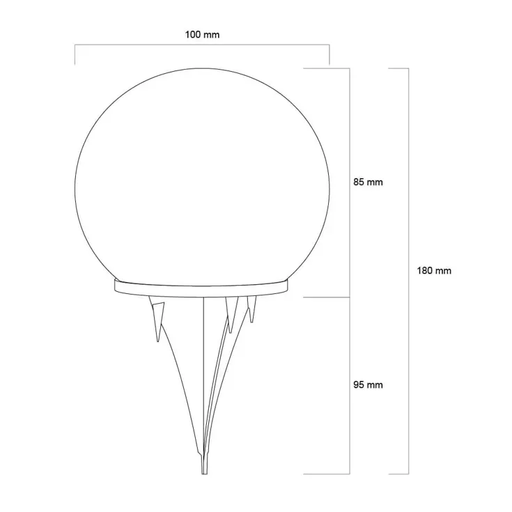 RexTech solar tafel- en priklamp Comet