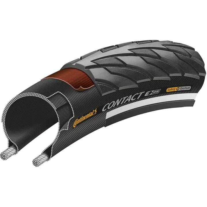 Continental  btb Contact 28 x 1.60 zw refl  Zwart main product image