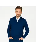Heren Mock Zip Pullover
