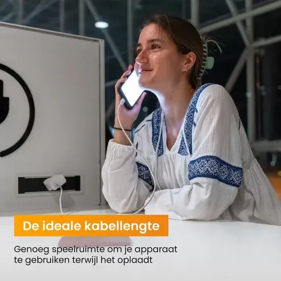 USB-A naar Lightning Kabel - 1 Meter