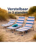 Strandset 3-Delig – stoel + ligbed + Koeltas