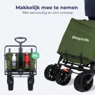 LifeGoods Bolderkar - Tot 120KG - 90L