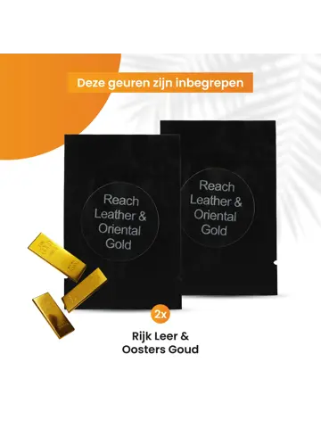 Autoparfum Navulling - Leer & Oosters Goud