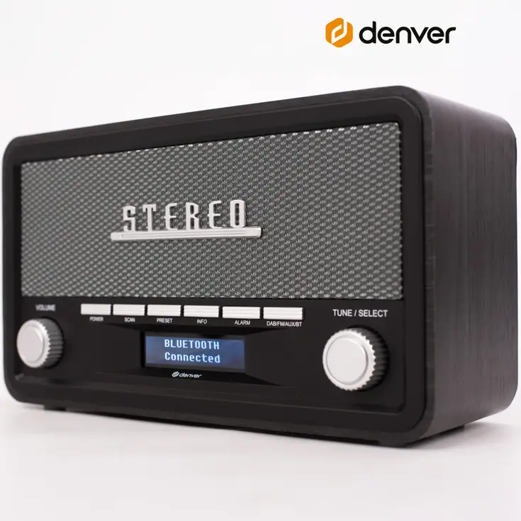 Stereo DAB+/FM radio Bluetooth Alarmfunctie