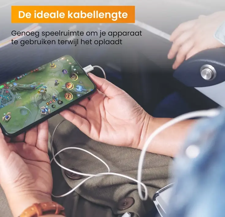 USB-C naar USB-C Kabel - 1 Meter