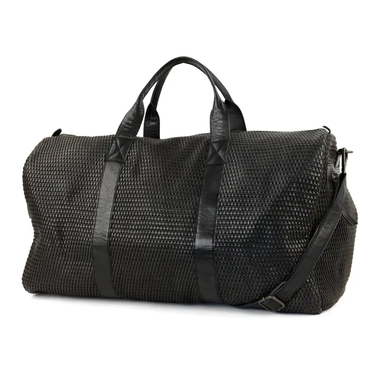Vesper - Reistas - 40l - Gevlochten leer