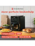 KitchenBrothers Airfryer - 5L - 1500W