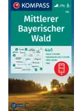 Wandelkaart WK196 Mittlerer Bayerischer Wald