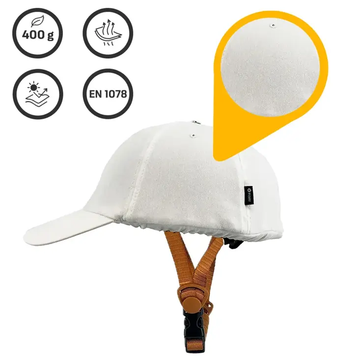 SwitchCap fietshelm - White Cap