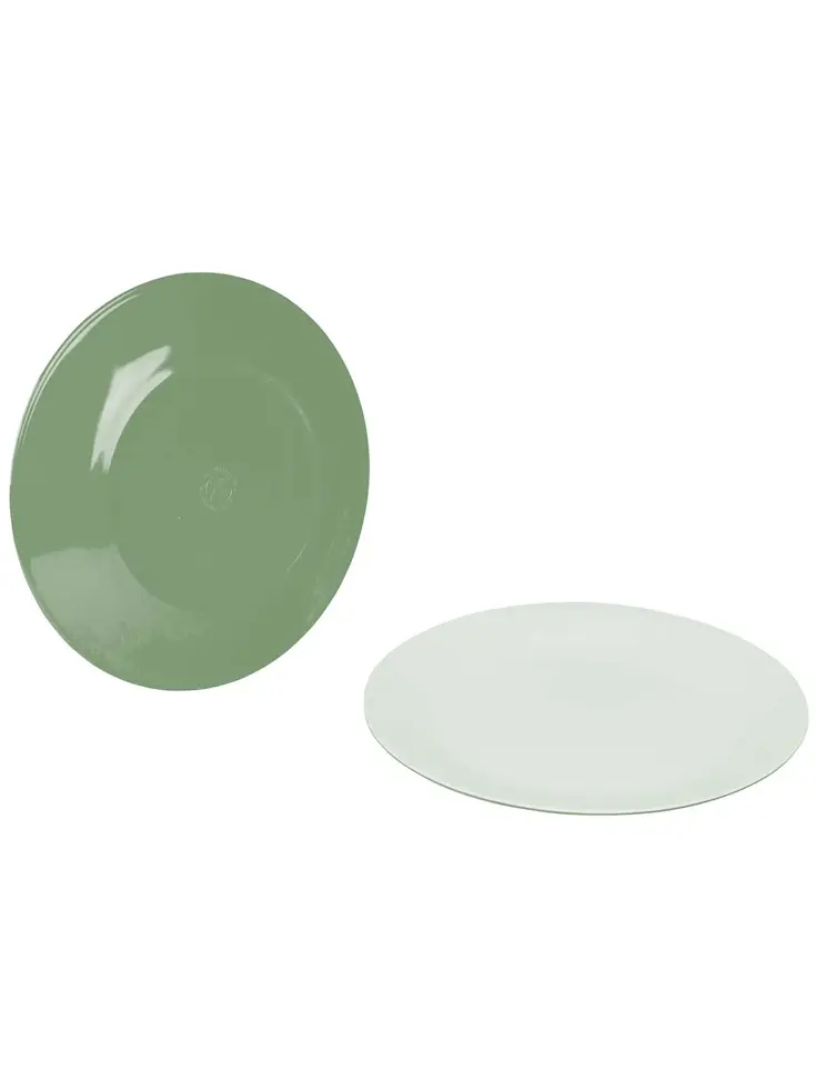 Dinerbord Two-Tone Melamine 4 Stuks
