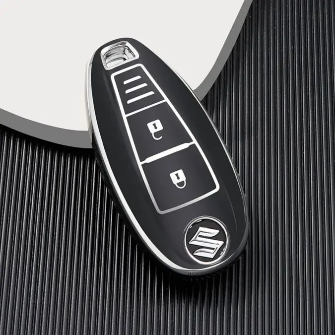 Dutch Shield Sleutelhoesje  Suzuki zwart A3a
