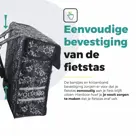 Voltano Dubbele Fietstas Floral Elegance