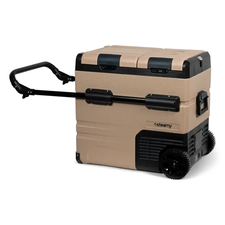 Steamy-E Elektrische Koelbox op wielen - 54L