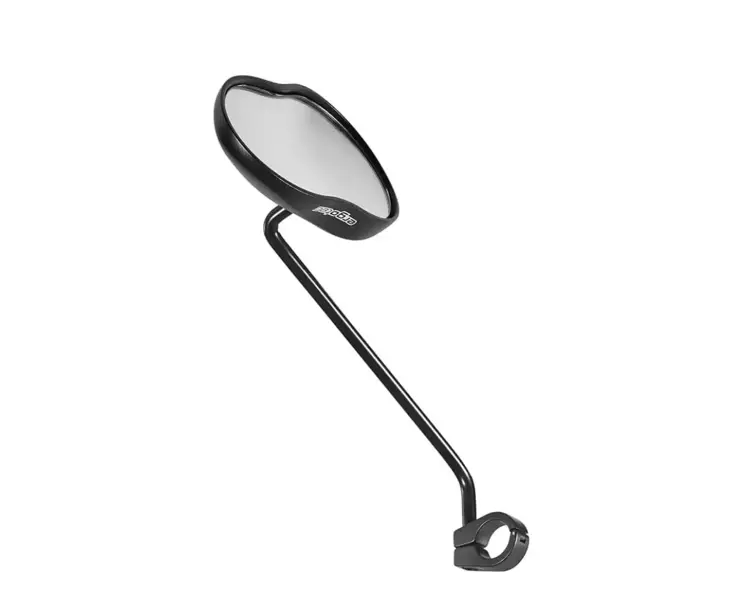 Ergotec spiegel M-99L aluminium zwart zand