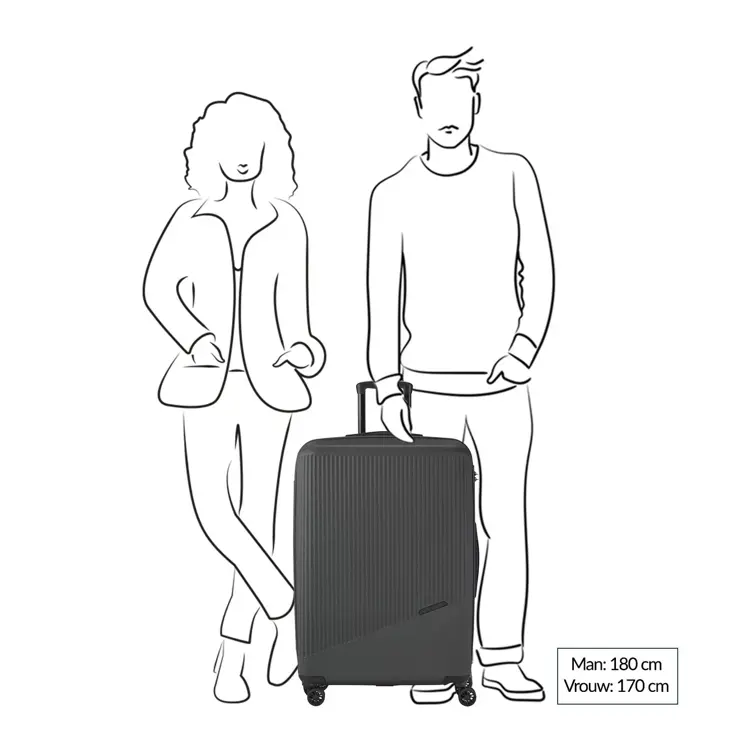 Bali 4 Wiel Trolley L  | 96 L