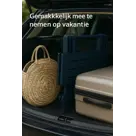 HEM Inklapbare Bijzettafel zwart 43x45 cm