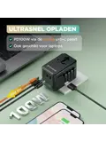 Remodius Wereldstekker PRO + UniCharge Oplaadkabel