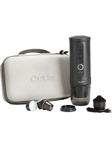 Outin Espressomachine Bundel - Grijs