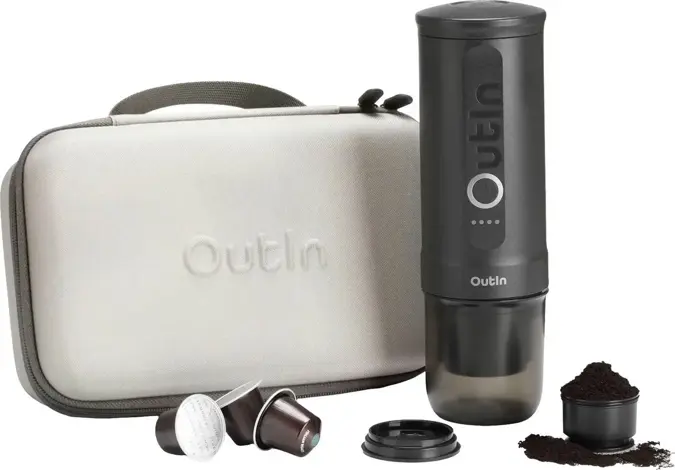 Outin Espressomachine Bundel - Grijs