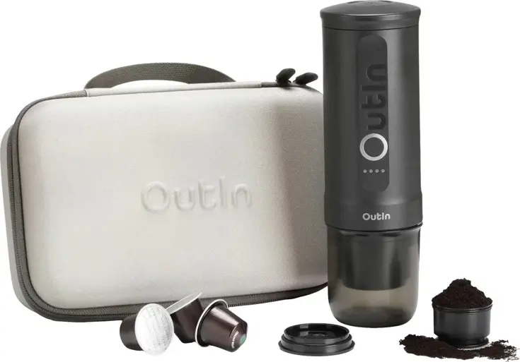 Outin Espressomachine Bundel - Grijs