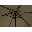 CUHOC Parasol Taupe Ø3m Met Voet En Hoes