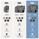 TRVLMORE Rugtas - 36L - 17 Inch