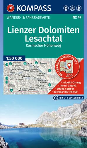 Wandelkaart WK47 Lienzer Dolomiten
