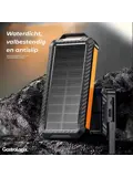 Solar Powerbank Oranje 10.000 mah