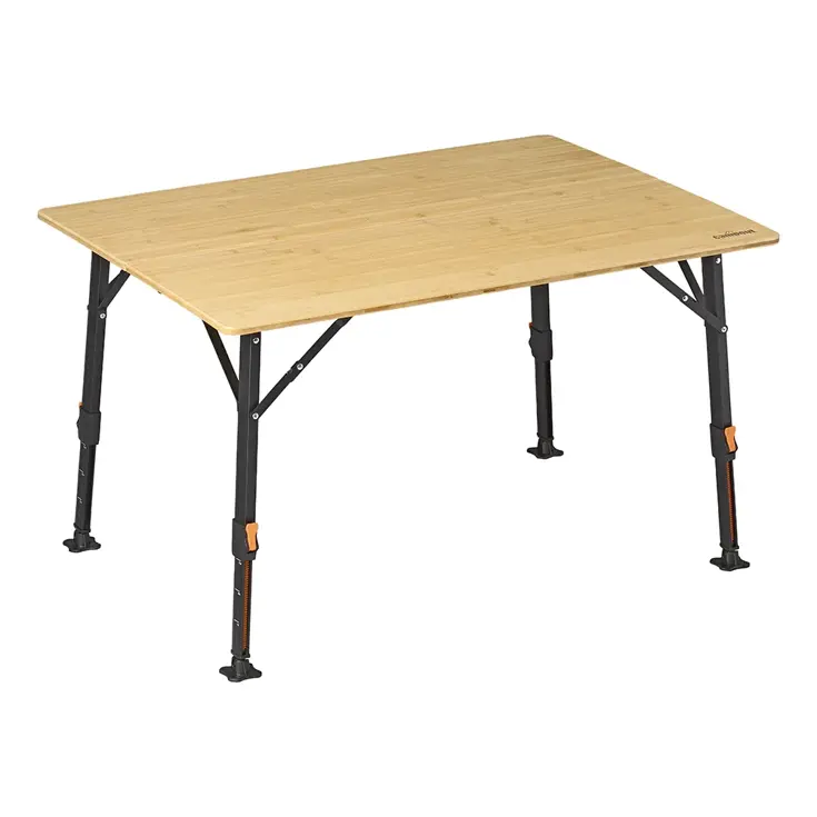 Campout Campingtafel - 100x72x70 cm - Bamboe