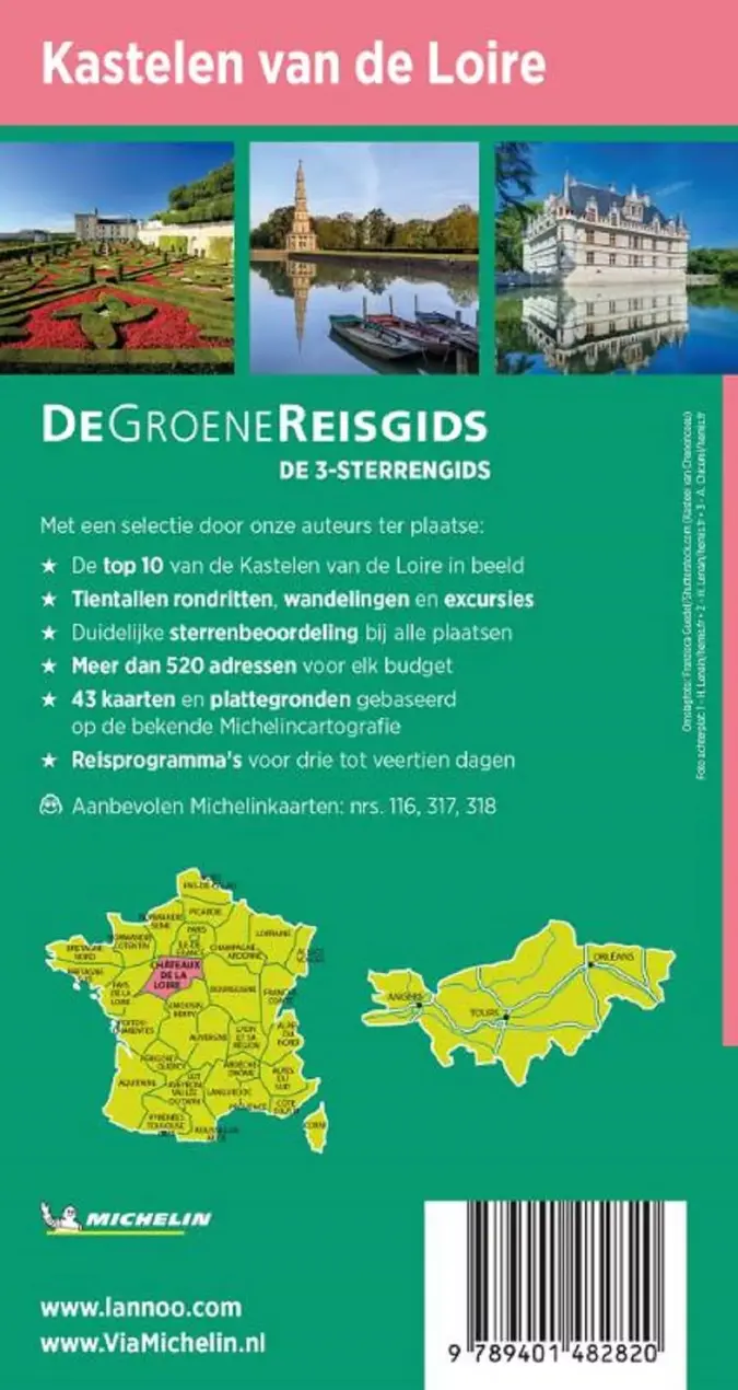 Michelin reisgids Kastelen van de Loire