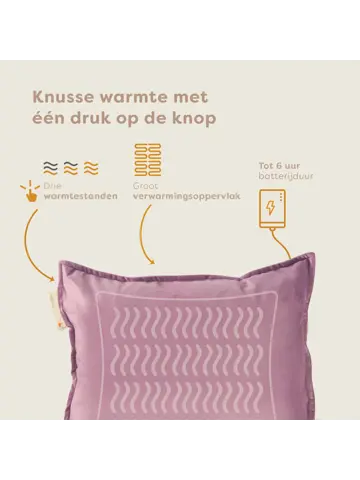 Pleafs Warmtekussen 45x60cm Plush