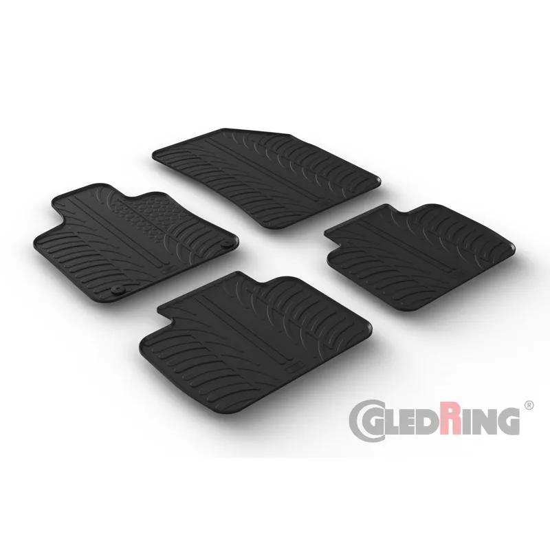 Gledring Peugeot 508 II 2019  Rubbermatten  Zwart