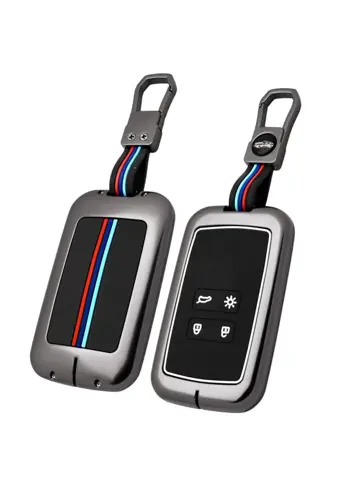Metalen Sleutelhoesje voor Renault grijs B