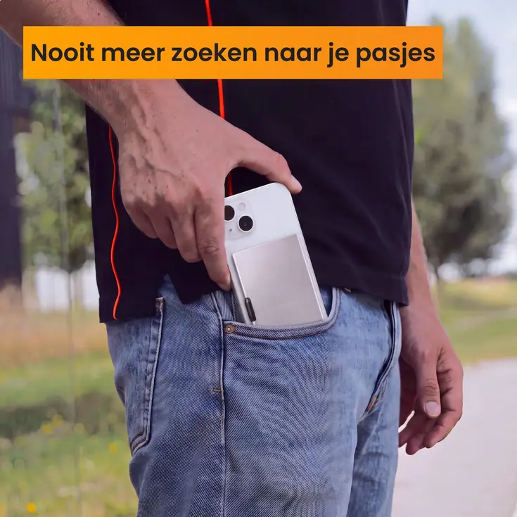 Pasjeshouder - MagSafe - 3 pasjes